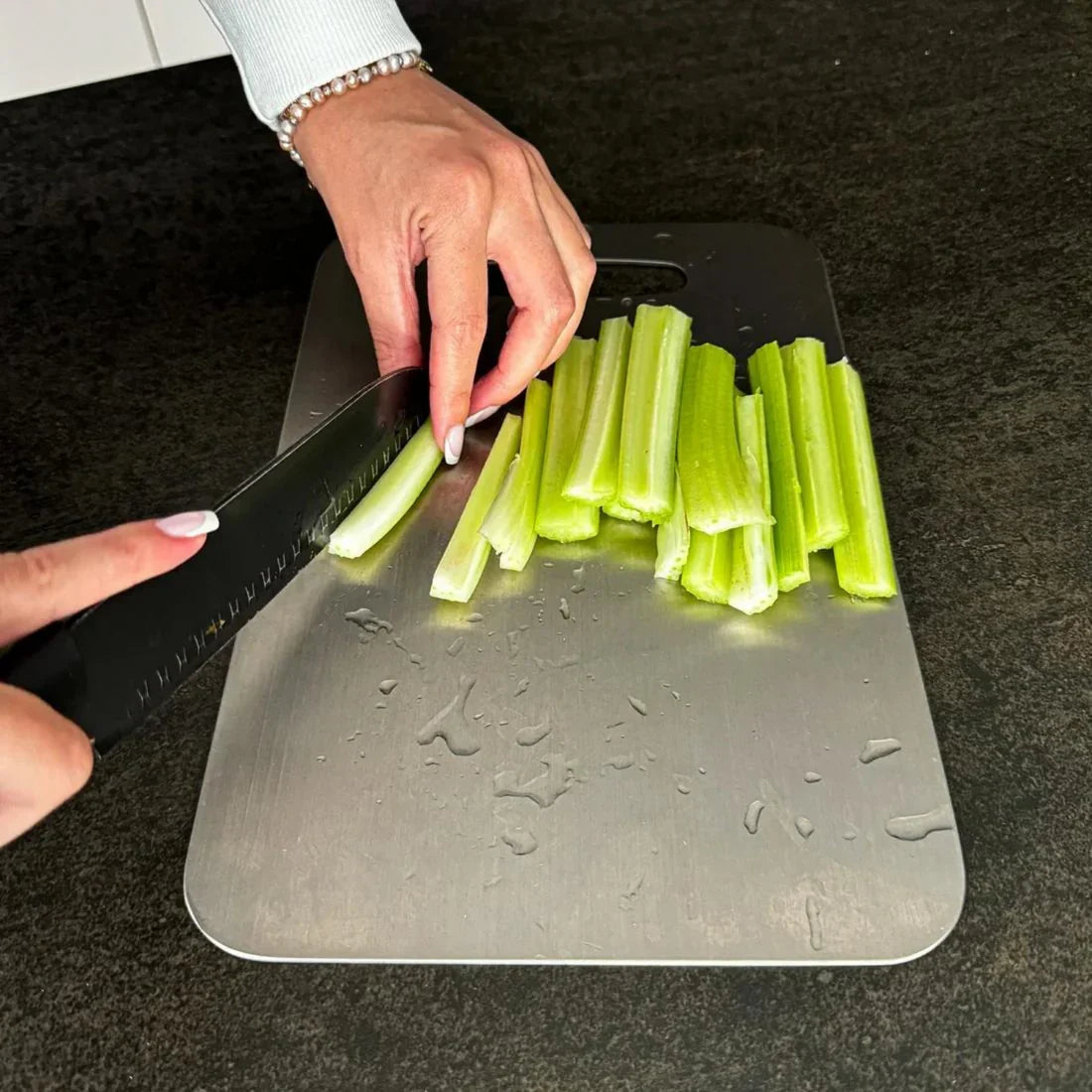 TitanCut™ 100% Pure Titanium Cutting Board